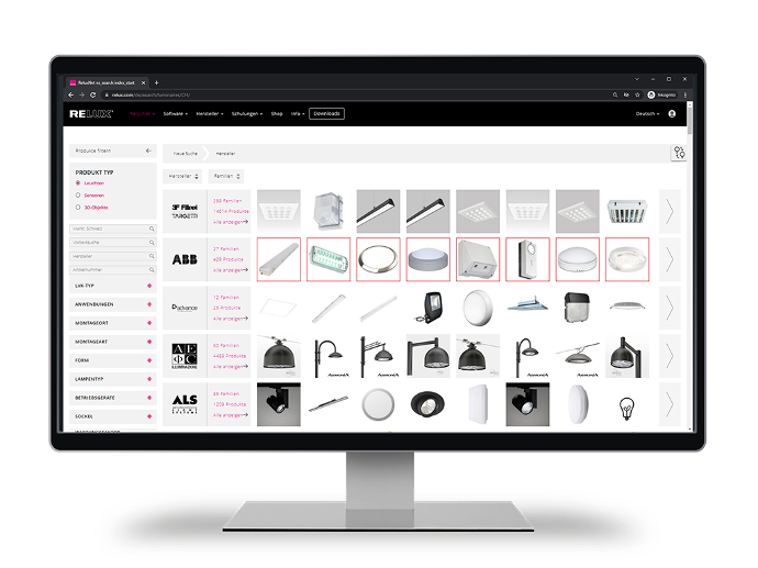 Luminaires Database ReluxNet