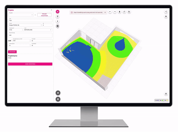 SensCalc – Online Sensor Planning Tool